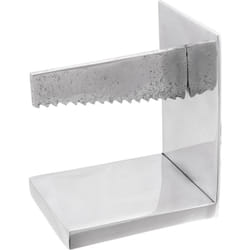 Vidaxl - Fermalibri 2 pz Argento 11x14x17,5 cm Alluminio Seghettato