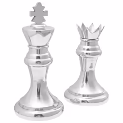 vidaXL Sculture Argento Alluminio - Vista aggiuntiva 3