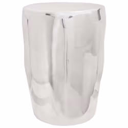 vidaXL Pouf Argento Alluminio - Vista aggiuntiva 2