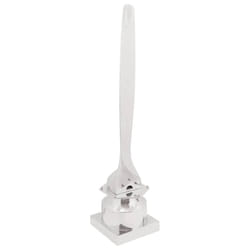 vidaXL Scultura Argento 26 x 26 x 110 cm Alluminio