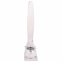 vidaXL Scultura Argento 26 x 26 x 110 cm Alluminio - Vista aggiuntiva 2