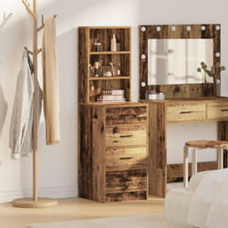 Highboard in Legno Vecchio 40x41x135 cm in Legno Ingegnerizzato Vidaxl