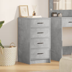 Vidaxl - Sideboard Grigio Cemento 40x41x75 cm Legno Ingegnerizzato