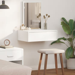 Vidaxl - Tavolo da trucco a parete Bianco 60x40x70 cm