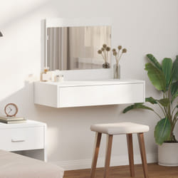 Vidaxl - Tavolo trucco a parete Bianco 83x40x70 cm