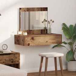Vidaxl - Specchiera da parete Legno antico 83x40x70 cm