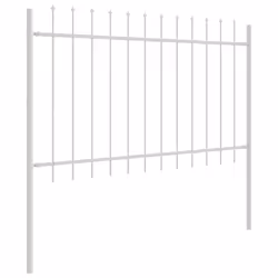 vidaXL Recinzione per Giardino Bianco 3.4 x 1.2 m - Vista aggiuntiva 3
