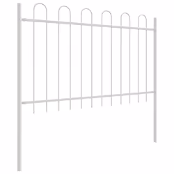 vidaXL Recinzione per Giardino Bianco 3.4 x 1.2 m - Vista aggiuntiva 3