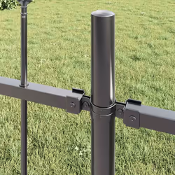 vidaXL Recinzione per Giardino Grigio 5.1 x 0.8 m - Vista aggiuntiva 3