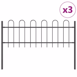 vidaXL Recinzione per Giardino Grigio 5.1 x 0.6 m - Vista aggiuntiva 2