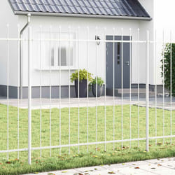 vidaXL Recinzione per Giardino Bianco 5.1 x 1.5 m