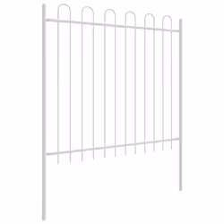 vidaXL Recinzione per Giardino Bianco 5.1 x 1.5 m - Vista aggiuntiva 3