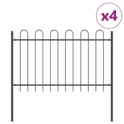 vidaXL Recinzione per Giardino Grigio 6.8 x 1 m - Vista aggiuntiva 2