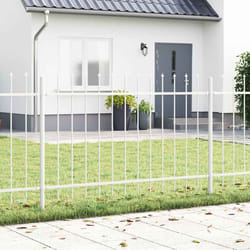 vidaXL Recinzione per Giardino Bianco 6.8 x 0.8 m