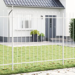 vidaXL Recinzione per Giardino Bianco 6.8 x 1.5 m