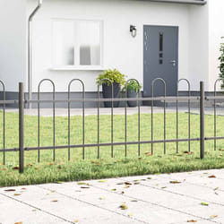 vidaXL Recinzione per Giardino Grigio 8.5 x 0.6 m