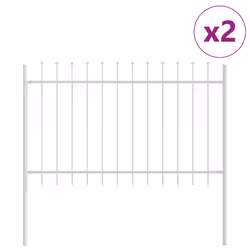 vidaXL Recinzione per Giardino Bianco 8.5 x 0.8 m - Vista aggiuntiva 2