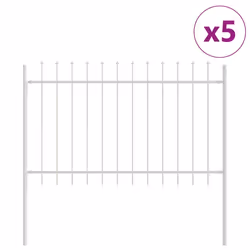 vidaXL Recinzione per Giardino Bianco 8.5 x 1 m - Vista aggiuntiva 2