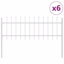 vidaXL Recinzione per Giardino Bianco 10.2 x 0.6 m - Vista aggiuntiva 2