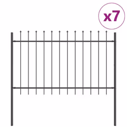 vidaXL Recinzione per Giardino Grigio 11.9 x 1 m - Vista aggiuntiva 2