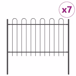 vidaXL Recinzione per Giardino Grigio 11.9 x 0.8 m - Vista aggiuntiva 2