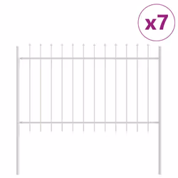 vidaXL Recinzione per Giardino Bianco 11.9 x 1.2 m - Vista aggiuntiva 2