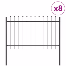 vidaXL Recinzione per Giardino Grigio 13.6 x 1 m - Vista aggiuntiva 2