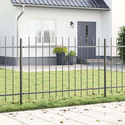vidaXL Recinzione per Giardino Grigio 13.6 x 1.2 m