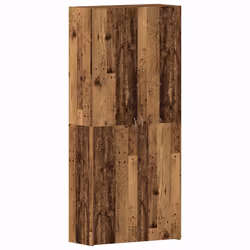 vidaXL Mobile per scarpe Marrone 80 x 35.5 x 180 cm Legno multistrato - Vista aggiuntiva 2