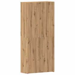 vidaXL Mobile per scarpe Marrone 80 x 35.5 x 180 cm Legno multistrato - Vista aggiuntiva 2