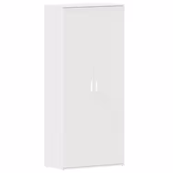 vidaXL Mobile per scarpe Bianco 80 x 39 x 180 cm Legno multistrato - Vista aggiuntiva 2
