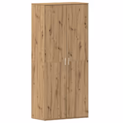 vidaXL Mobile per scarpe Marrone 80 x 39 x 180 cm Legno multistrato - Vista aggiuntiva 2