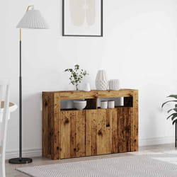 vidaXL Credenza Legno vecchio 116 x 30 x 75 cm Legno multistrato