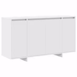 vidaXL Credenza Bianco 135 x 41 x 69 cm Legno multistrato - Vista aggiuntiva 2