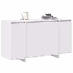 vidaXL Credenza Bianco 135 x 41 x 69 cm Legno multistrato - Vista aggiuntiva 3