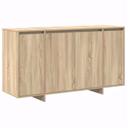 vidaXL Credenza rovere sonoma 135 x 41 x 69 cm Legno multistrato - Vista aggiuntiva 2