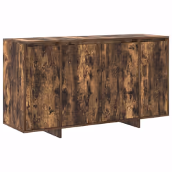 vidaXL Credenza Rovere fumo 135 x 41 x 69 cm Legno multistrato - Vista aggiuntiva 2