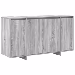 vidaXL Credenza Grigio sonoma 135 x 41 x 69 cm Legno multistrato - Vista aggiuntiva 2