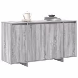 vidaXL Credenza Grigio sonoma 135 x 41 x 69 cm Legno multistrato - Vista aggiuntiva 3