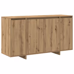 vidaXL Credenza rovere artigianale 135 x 41 x 69 cm Legno multistrato - Vista aggiuntiva 2