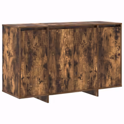 vidaXL Credenza Rovere fumo 120 x 41 x 75 cm Legno multistrato - Vista aggiuntiva 2