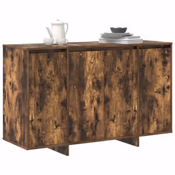 vidaXL Credenza Rovere fumo 120 x 41 x 75 cm Legno multistrato - Vista aggiuntiva 3