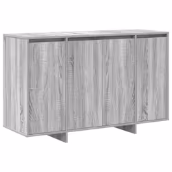 vidaXL Credenza Grigio sonoma 120 x 41 x 75 cm Legno multistrato - Vista aggiuntiva 2