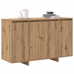 vidaXL Credenza rovere artigianale 120 x 41 x 75 cm Legno multistrato - Vista aggiuntiva 3