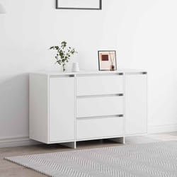 vidaXL Credenza con cassetto Bianco 120 x 41 x 75 cm Legno multistrato