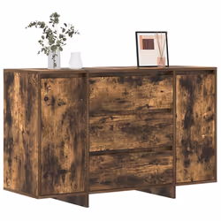 vidaXL Credenza Rovere fumo 120 x 41 x 75 cm Legno multistrato - Vista aggiuntiva 3