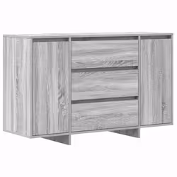 vidaXL Credenza Grigio sonoma 120 x 41 x 75 cm Legno multistrato - Vista aggiuntiva 2