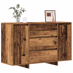 vidaXL Credenza Legno vecchio 120 x 41 x 75 cm Legno multistrato - Vista aggiuntiva 3