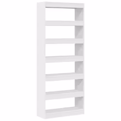 vidaXL Libreria Bianco 80 x 30 x 198 cm Legno multistrato - Vista aggiuntiva 2