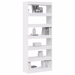 vidaXL Libreria Bianco 80 x 30 x 198 cm Legno multistrato - Vista aggiuntiva 3